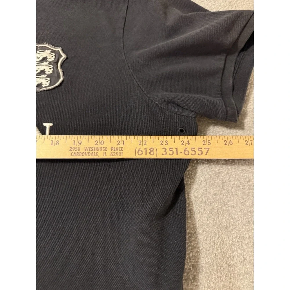 Polo Ralph Lauren Shirt Mens Size 2XL Black Brooklyn Althletic Club #5 Rugby